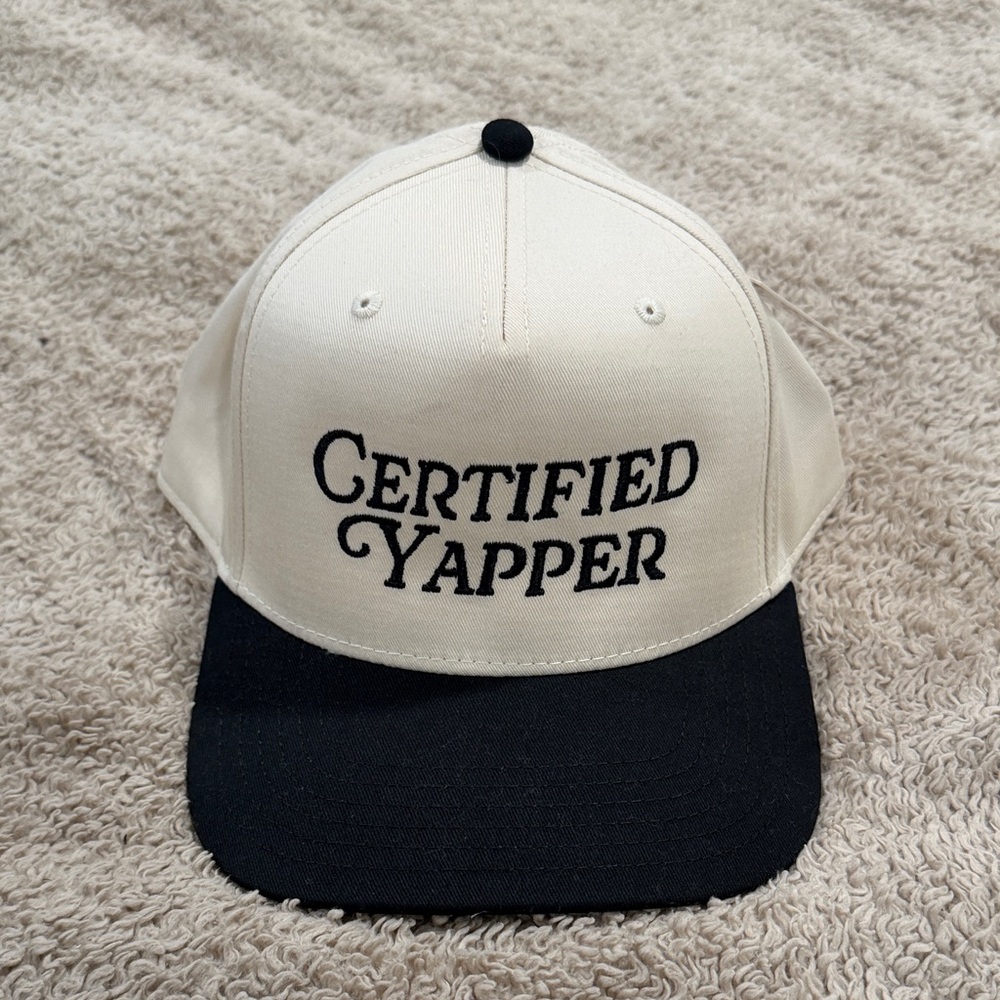 KATYDID Certified Yapper Two-Toned Vintage Hat